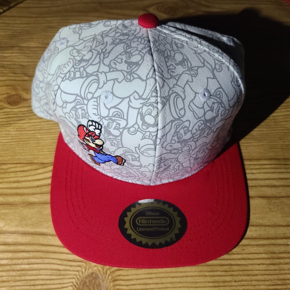 Super Mario Nintendo Super Mario Snapback hat (NEW)